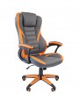 Кресло для геймера CHAIRMAN GAME 22 серо оранжевый - БИЗНЕС МЕБЕЛЬ УРАЛ производство и поставка мебели, Мебель для дома и офиса, мебель на заказ, Офисная мебель Екатеринбург,изготовление Торгового оборудования