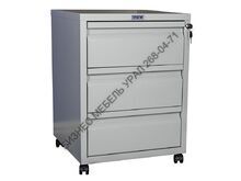 Мобильная тумба ПРАКТИК BFC-66/3 - БИЗНЕС МЕБЕЛЬ УРАЛ производство и поставка мебели, Мебель для дома и офиса, мебель на заказ, Офисная мебель Екатеринбург,изготовление Торгового оборудования