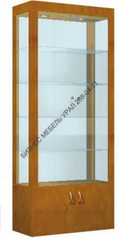 Витрина Т-100ВД  1000х450х2000 мм. - БИЗНЕС МЕБЕЛЬ УРАЛ производство и поставка мебели, Мебель для дома и офиса, мебель на заказ, Офисная мебель Екатеринбург,изготовление Торгового оборудования