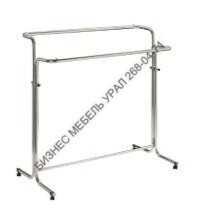 Вешало RD 005  «Фонтан» с двумя перекладинами, хром - БИЗНЕС МЕБЕЛЬ УРАЛ производство и поставка мебели, Мебель для дома и офиса, мебель на заказ, Офисная мебель Екатеринбург,изготовление Торгового оборудования