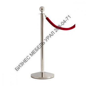 Столбик PREMIUM для каната Н-93, опора D-36 см "ДОМ", серебро (Таблетка, Пластик/Нерж) - БИЗНЕС МЕБЕЛЬ УРАЛ производство и поставка мебели, Мебель для дома и офиса, мебель на заказ, Офисная мебель Екатеринбург,изготовление Торгового оборудования